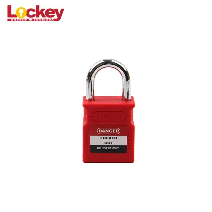 Padlock Diogelwch Shackle Dur 25mm Lockey
