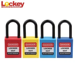 Padlock Diogelwch Alike Keyed ABS
