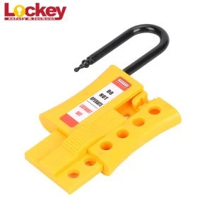Plastig Lockout Hasp Plastig An-ddargludol
